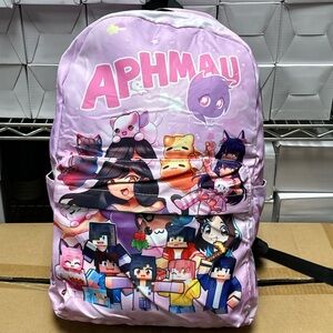 Aphmau Pink and Purple Backpack (comes brand new sealed)